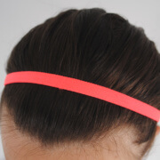 Bandeau cheveux orange fluo