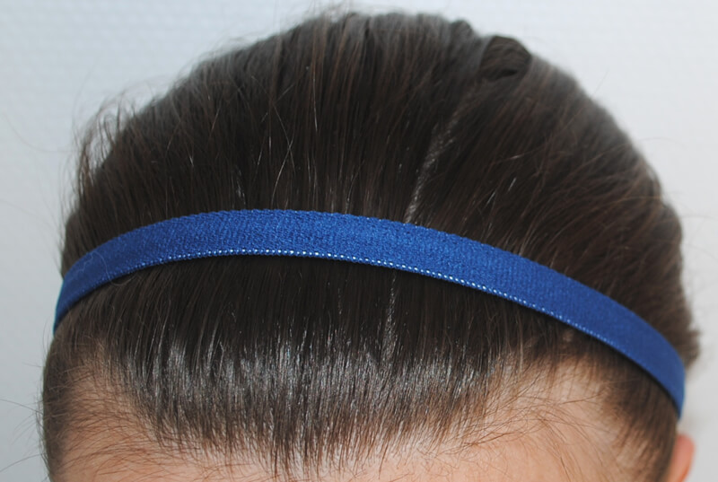 Chainplus Élastique Corde Bonbon Couleur Yoga Bande Bandeau Tête de Course  avec le football Antidérapant Accessoires de Cheveux (Bleu Saphir) 