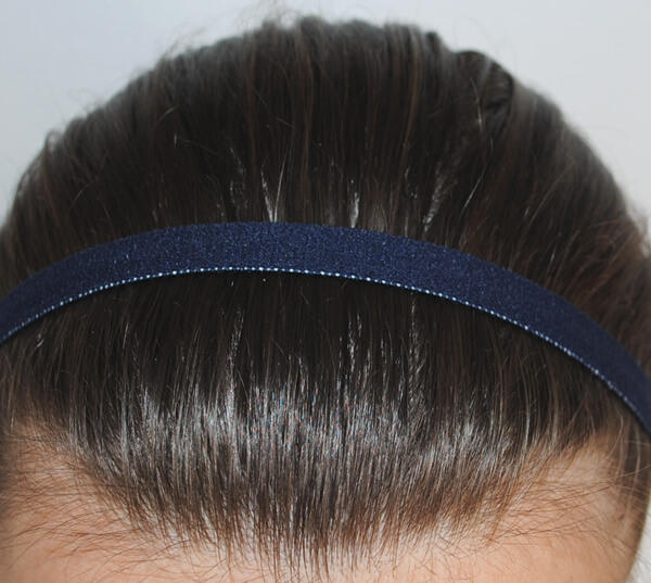 Bandeau cheveux bleu nuit