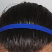 Bandeau cheveux bleu roi