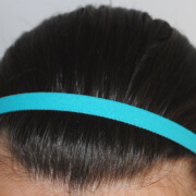 Bandeau cheveux bleu turquoise