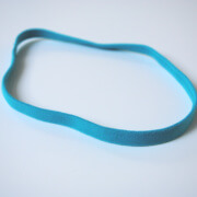 Bandeau cheveux bleu turquoise