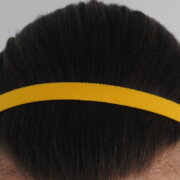 Bandeau cheveux jaune