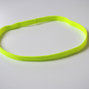 Bandeau cheveux jaune fluo