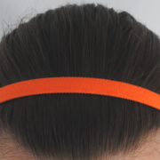 Bandeau cheveux orange