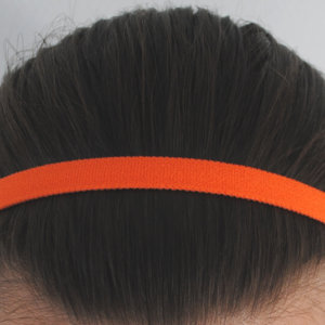 Bandeau cheveux orange