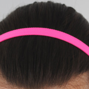 Bandeau cheveux rose fluo