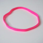 Bandeau cheveux rose fluo