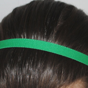 Bandeau cheveux vert