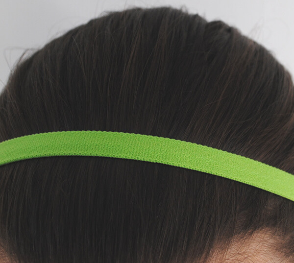 Bandeau cheveux vert clair