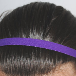 Bandeau cheveux violet